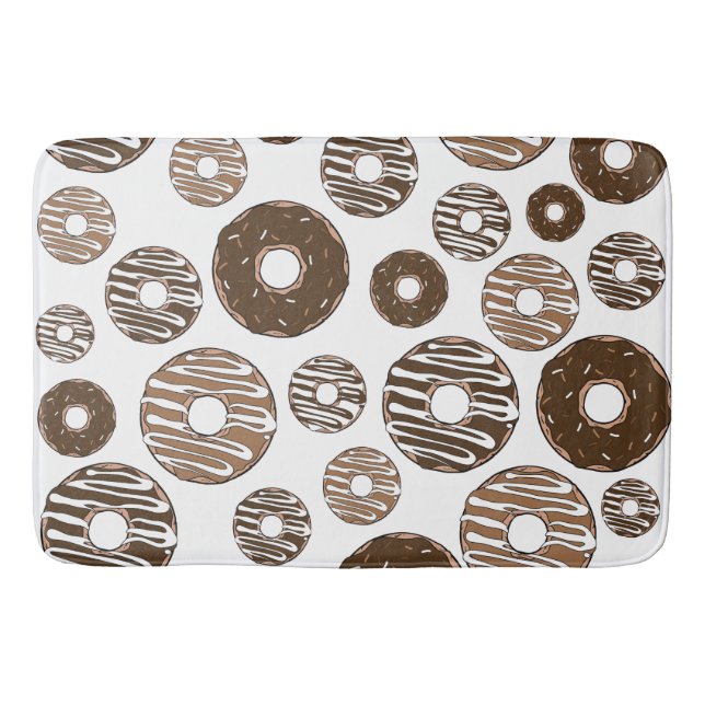 Tapis De Bain Motif de beignes, beignets de chocolat, beignets d (Devant)