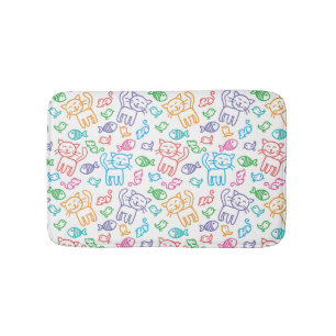 Tapis De Bain motif de chat