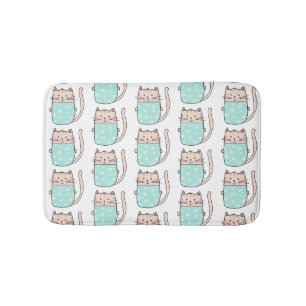 Tapis De Bain Motif de chat mignon