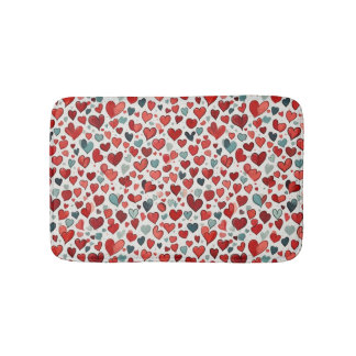 Tapis De Bain Motif de coeur
