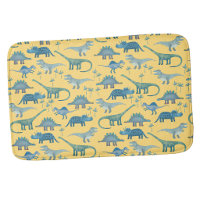 Motif de dinosaure préhistorique mignon jaune