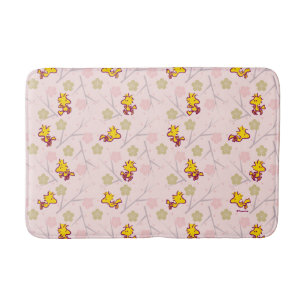 Tapis De Bain Motif de fleurs de cerisiers roses Woodstock