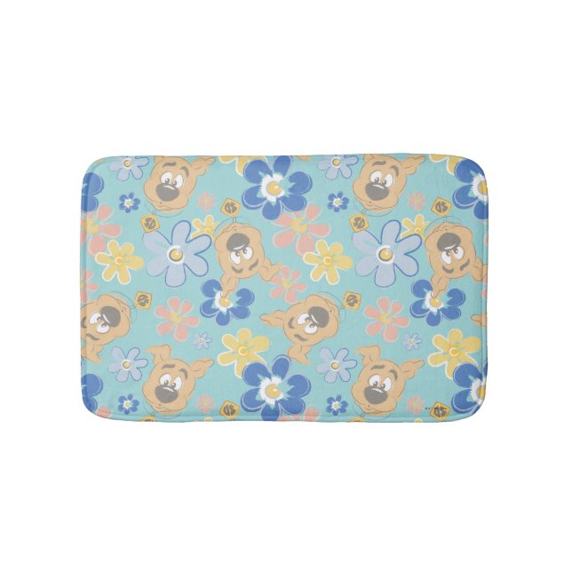 Tapis De Bain Motif de fleurs Scooby-Doo (Devant)