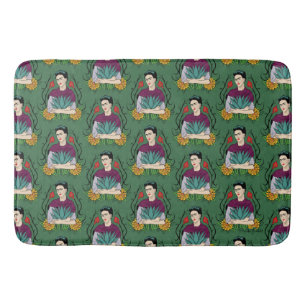 Tapis De Bain Motif de Frida Kahlo MI Mexique Lindo