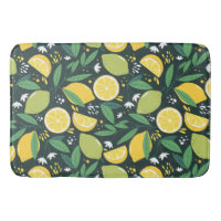Motif de fruits de citron et de citron vert en ver