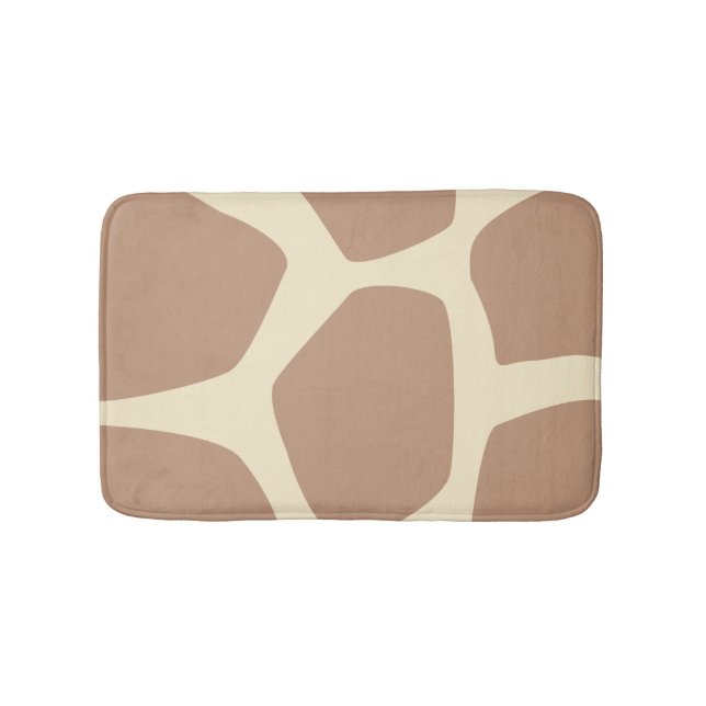 Tapis De Bain Motif de girafe moderne (Devant)