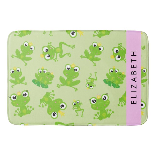Tapis De Bain Motif de grenouille, Grenouille verte, Prince de g (Devant)