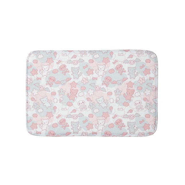Tapis De Bain motif de kawaii avec le griffonnage (Devant)