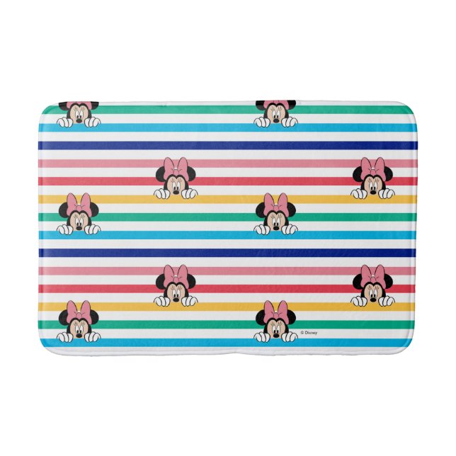 Tapis De Bain Motif de la souris Peekaboo Rainbow Minnie (Devant)