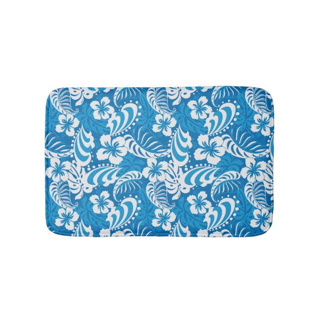 Tapis De Bain Motif de l'Hibiscus tropical (Devant)