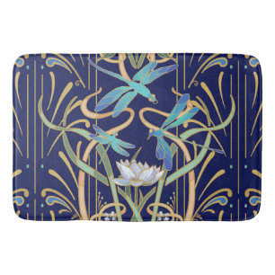 Tapis De Bain Motif de libellules Art nouveau