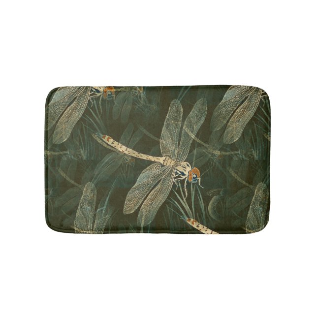 Tapis De Bain Motif de libellules majestueux  (Devant)