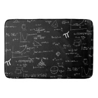 Motif de mathématiques noir et blanc moderne