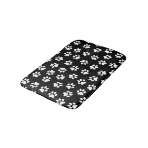 Tapis De Bain Motif De Pâtes, Patrouilles De Chien, Paws Blanche