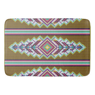 Tapis De Bain Motif de perles navajo