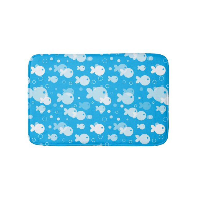 Tapis De Bain motif de poissons (Devant)