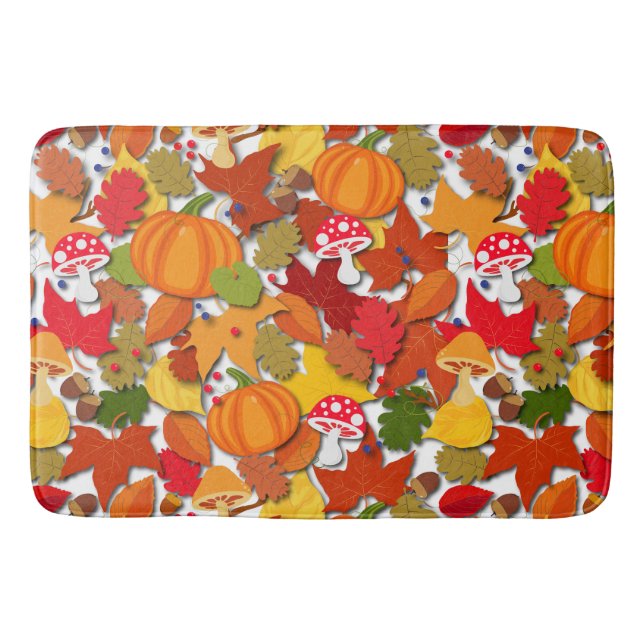 Tapis De Bain Motif de récolte automne (Devant)