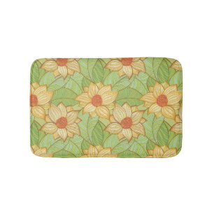 Tapis De Bain Motif de Retro Magnolia