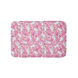 Tapis De Bain motif de rose de kawaii