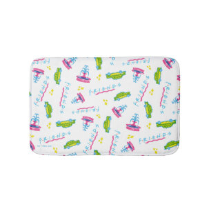 Tapis De Bain Motif de taxi et de fontaine d'eau pour AMIS™