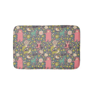 Tapis De Bain Motif des animaux de la forêt