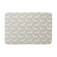 Motif des silhouettes de Dachshund