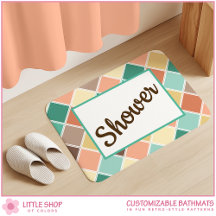 Motif diamant personnalisable de style rétro vinta