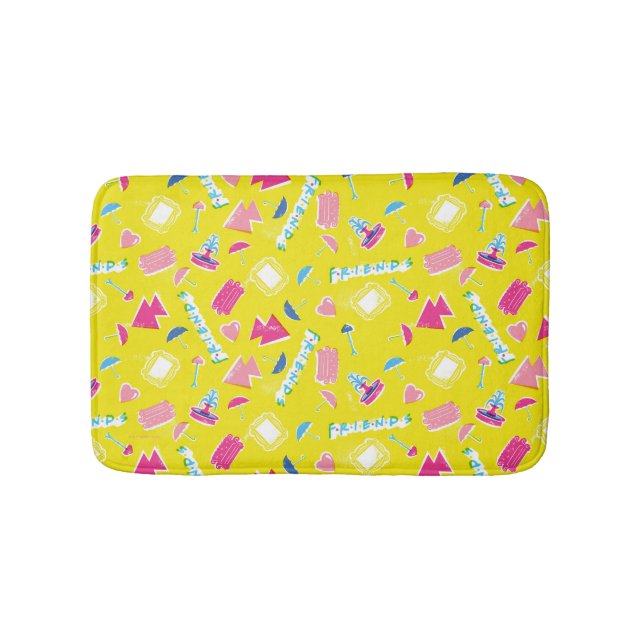Tapis De Bain Motif d'icône Neon FRIENDS™ (Devant)