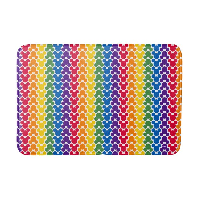 Tapis De Bain Motif d'icône Rainbow Mickey (Devant)