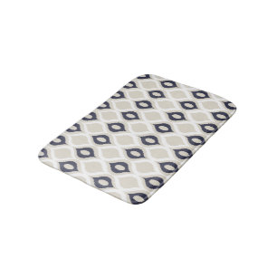 Tapis De Bain Motif D'Impression Tribale Ikat Géométrique De L