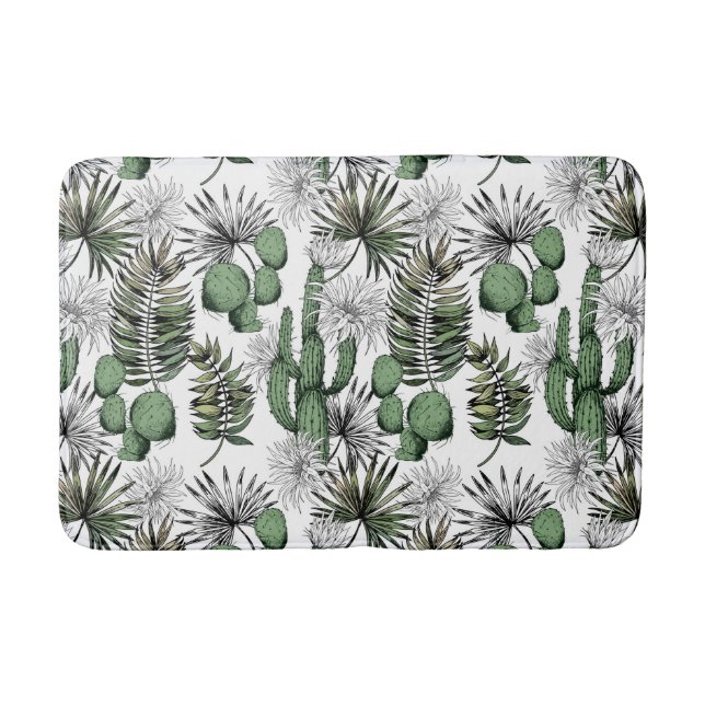 Tapis De Bain Motif du désert de Cactus (Devant)