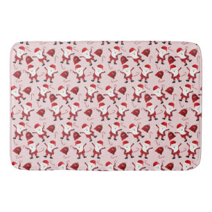 Tapis De Bain Motif du Père Noël Rouge Blanc