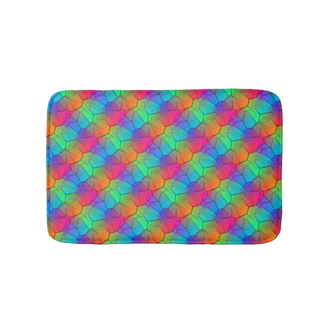 Tapis De Bain Motif élégant Rainbow (Devant)