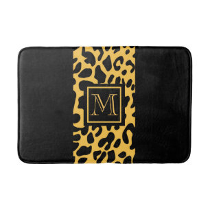 Tapis De Bain Motif Empreinte de léopard