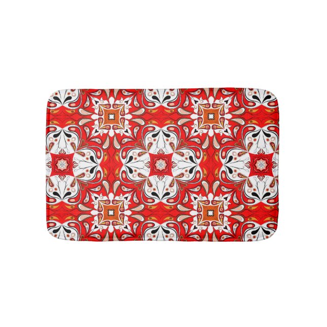 Tapis De Bain Motif en mosaïque de céramique portugaise (Devant)