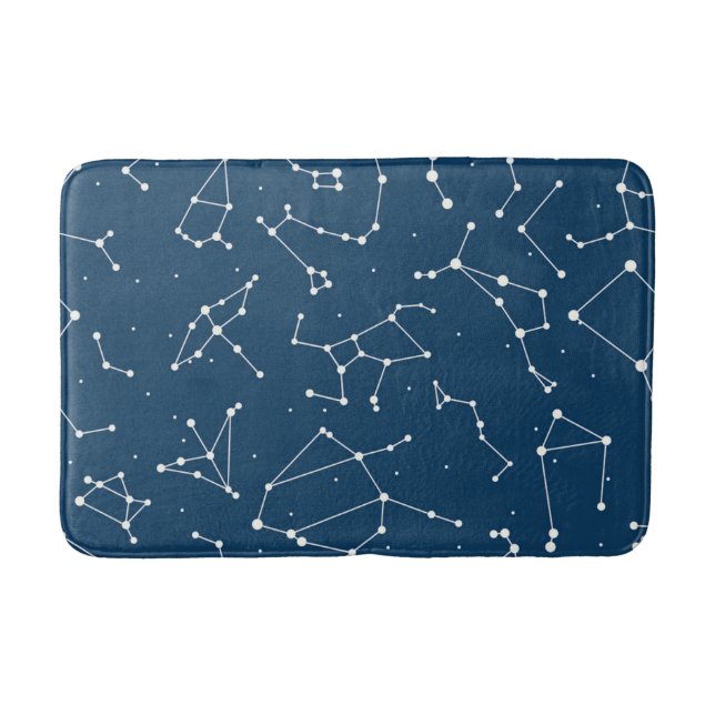 Tapis De Bain Motif étoile Constellation (Devant)