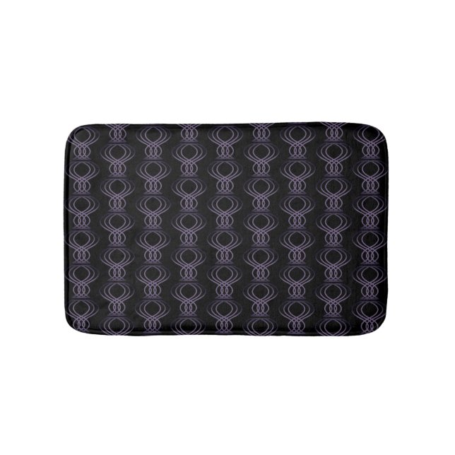 Tapis De Bain Motif final violet brûlé (Devant)