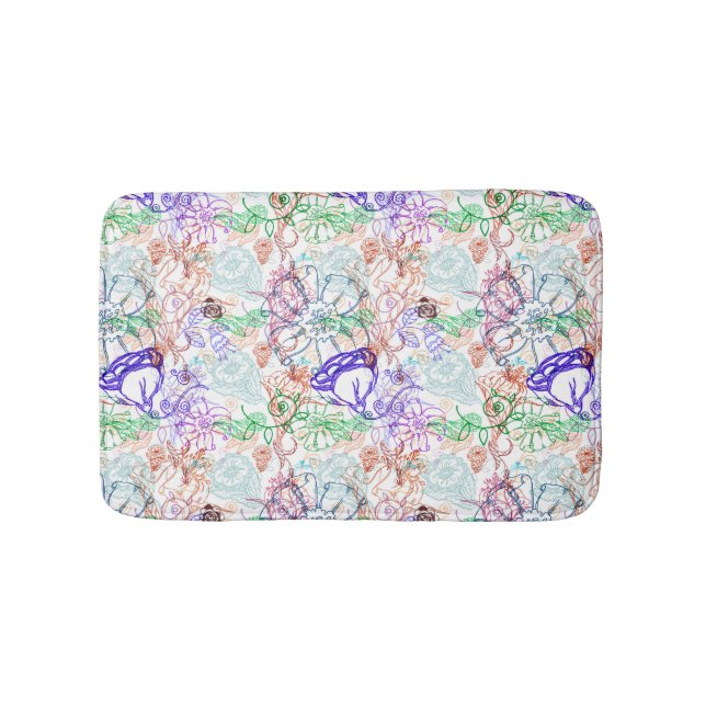 Tapis De Bain Motif floral 10 (Devant)