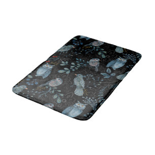 Tapis De Bain Motif floral et paisley complexe