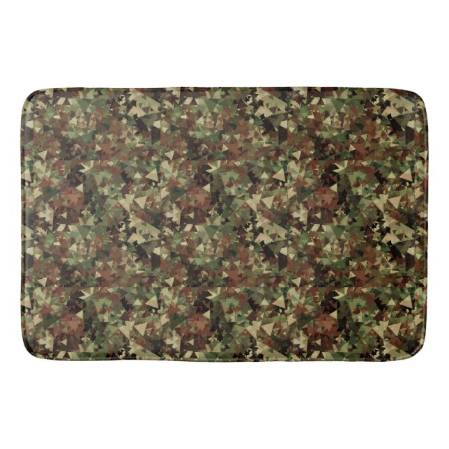 Tapis De Bain Motif géométrique Camo (Devant)