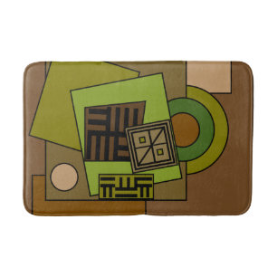 Tapis De Bain motif géométrique moderne Abstrait