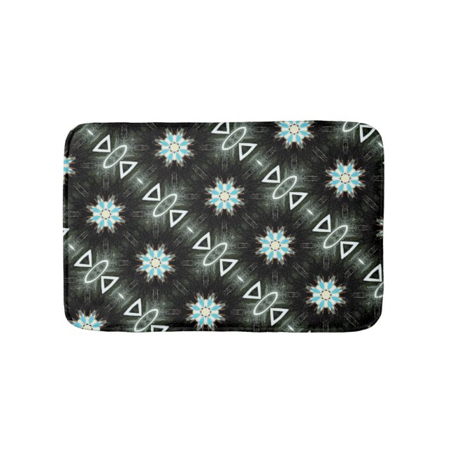 Tapis De Bain motif géométrique tringle/ovales (Devant)