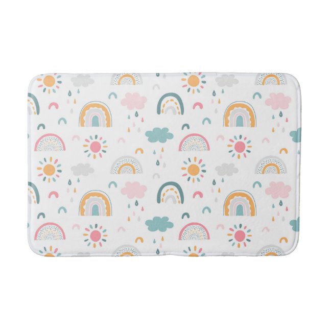 Tapis De Bain Motif météorologique mignon (Devant)