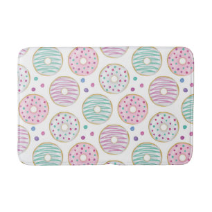 Tapis De Bain Motif mignon de beigne coloré