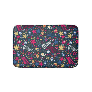 Tapis De Bain motif mignon d'oiseaux et de fleurs
