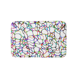 Tapis De Bain Motif multicolore