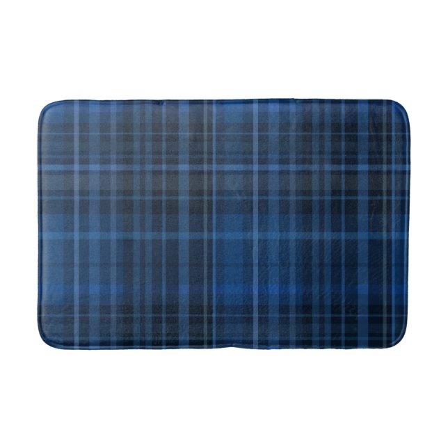 Tapis De Bain Motif noir bleu (Devant)