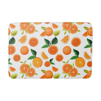 Tapis De Bain Motif orange