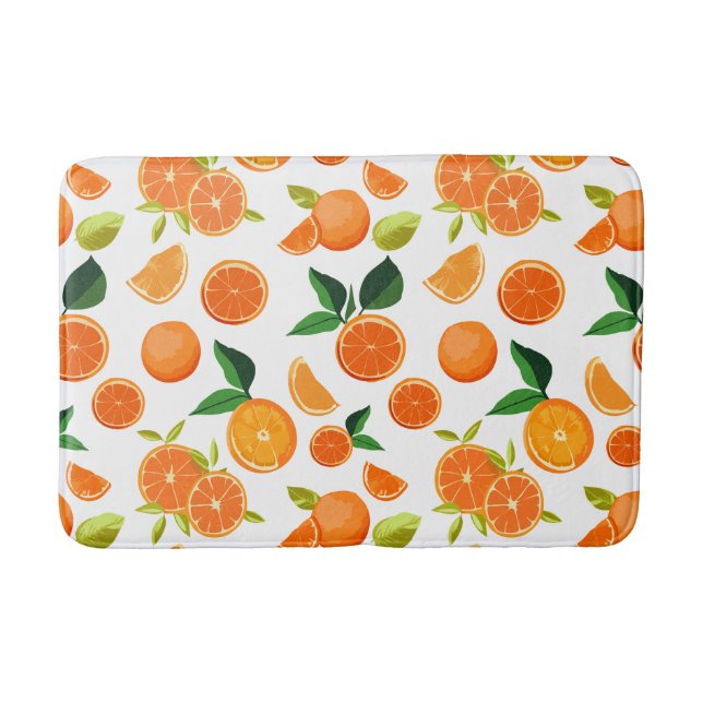 Tapis De Bain Motif orange (Devant)