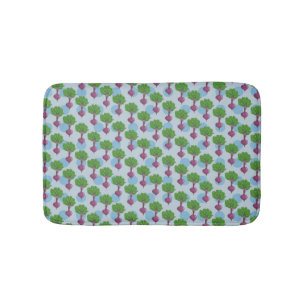 Tapis De Bain Motif plante de betteraves